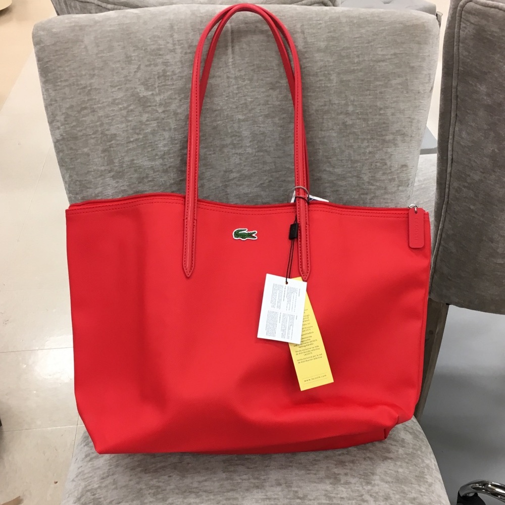Lacoste Red Tote